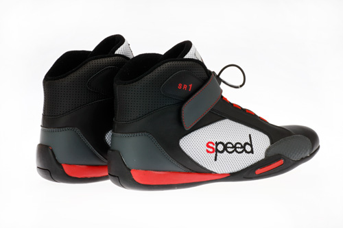 achterzijde Speed SR1 kartschoenen